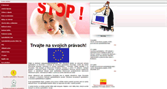 Desktop Screenshot of pravaspotrebitela.sk