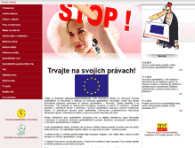 Tablet Screenshot of pravaspotrebitela.sk